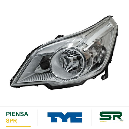 FARO IZQUIERDO FONDO CROMADO CHEVROLET TORNADO 2011-2021 TYC