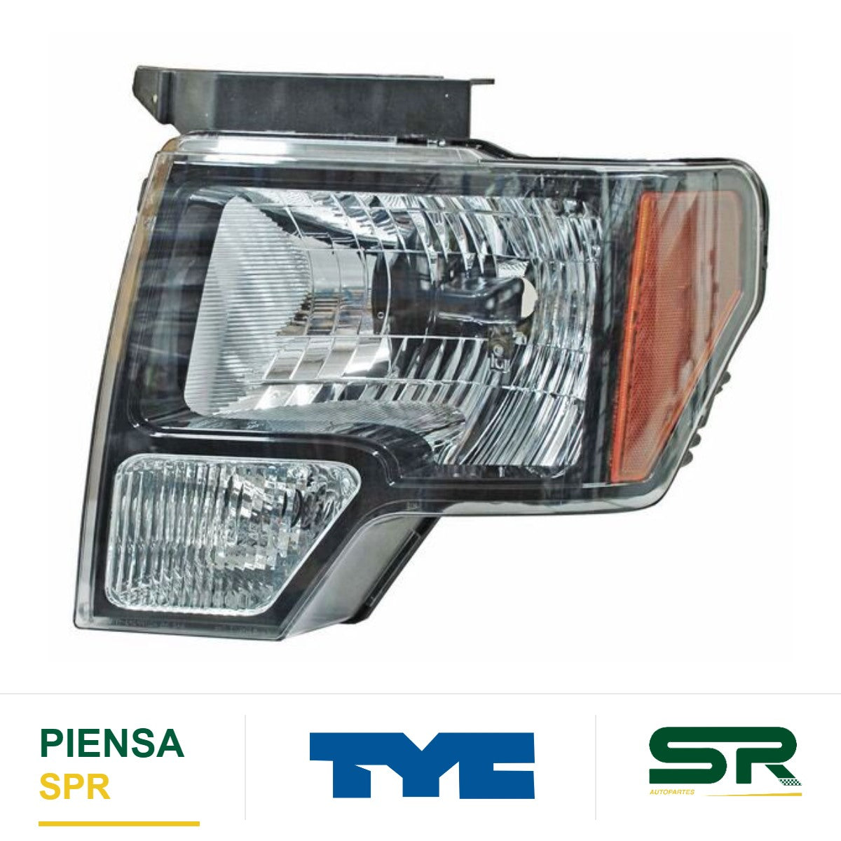 FARO IZQUIERDO FONDO NEGRO FORD PICKUP 2009-2014 LOBO CCC2. TYC
