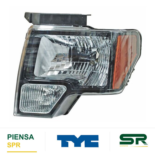 FARO IZQUIERDO FONDO NEGRO FORD PICKUP 2009-2014 LOBO CCC2.20.01 TYC