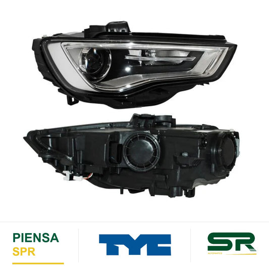 FARO DERECHO CON MOTOR ELÉCTRICO LED AUDI A3 2013-2016 S CCC3 TYC