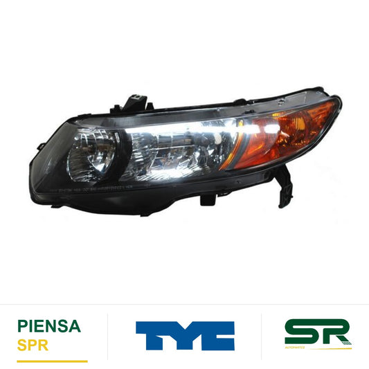 FARO IZQUIERDO HONDA CIVIC 2006-2009 2P TYC
