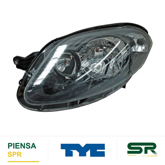 FARO IZQUIERDO FONDO NEGRO FIAT PALIO 2013-2016 TYC1 TYC