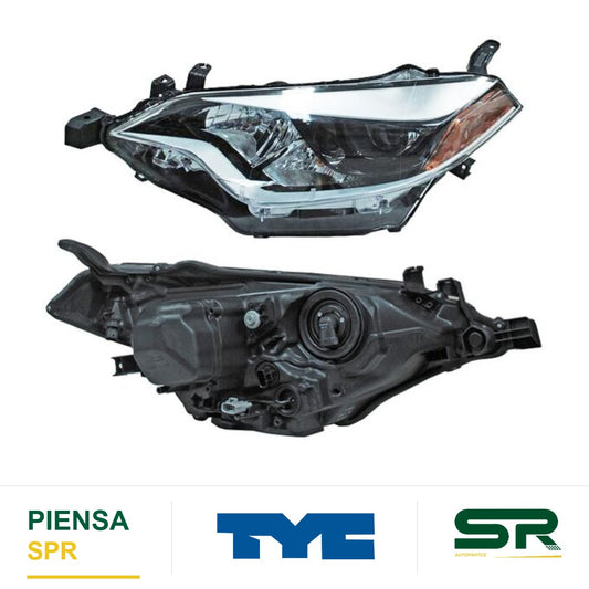 FARO IZQUIERDO TOYOTA COROLLA 2014-2016 C / FOCOS TYCM TYC