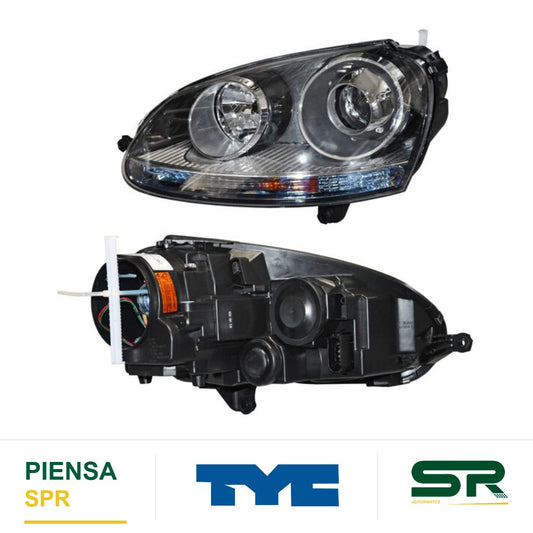 FARO IZQUIERDO FONDO NEGRO VOLKSWAGEN BORA GLI / GTI 2006-2010 P / XENON TYC