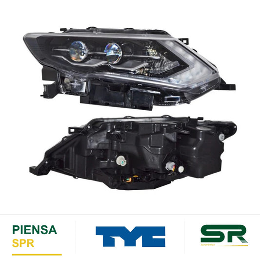 FARO DERECHO CON MOTOR ELÉCTRICO LED NISSAN XTRAIL 2018-2022 EXCLUSIVE S TYC1 TYC