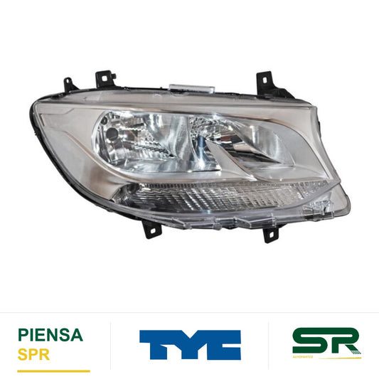 FARO DERECHO CON MOTOR ELÉCTRICO MERCEDES BENZ SPRINTER 2019-2024 TYC