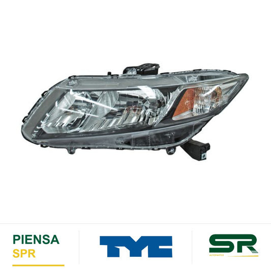FARO IZQUIERDO HONDA CIVIC 2013-2015 4P / 13 2P TYC