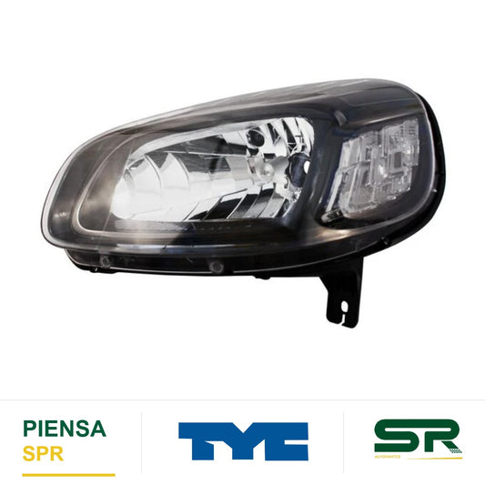 FARO IZQUIERDO FONDO NEGRO AS FIAT UNO 2015-2020 / PROM TER RAPID 2021-2024 28704 TYC