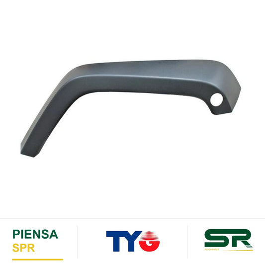MOLDURA JEEP ARCO SALPICADERA WRANGLER 2007 2018 PARA PINTAR DERECHO TYG MAJWR07DPR