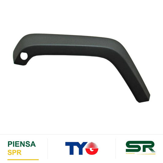 MOLDURA JEEP ARCO SALPICADERA WRANGLER 2007 2017 CORRUGADA IZQUIERDO TYG MAJWR07DL