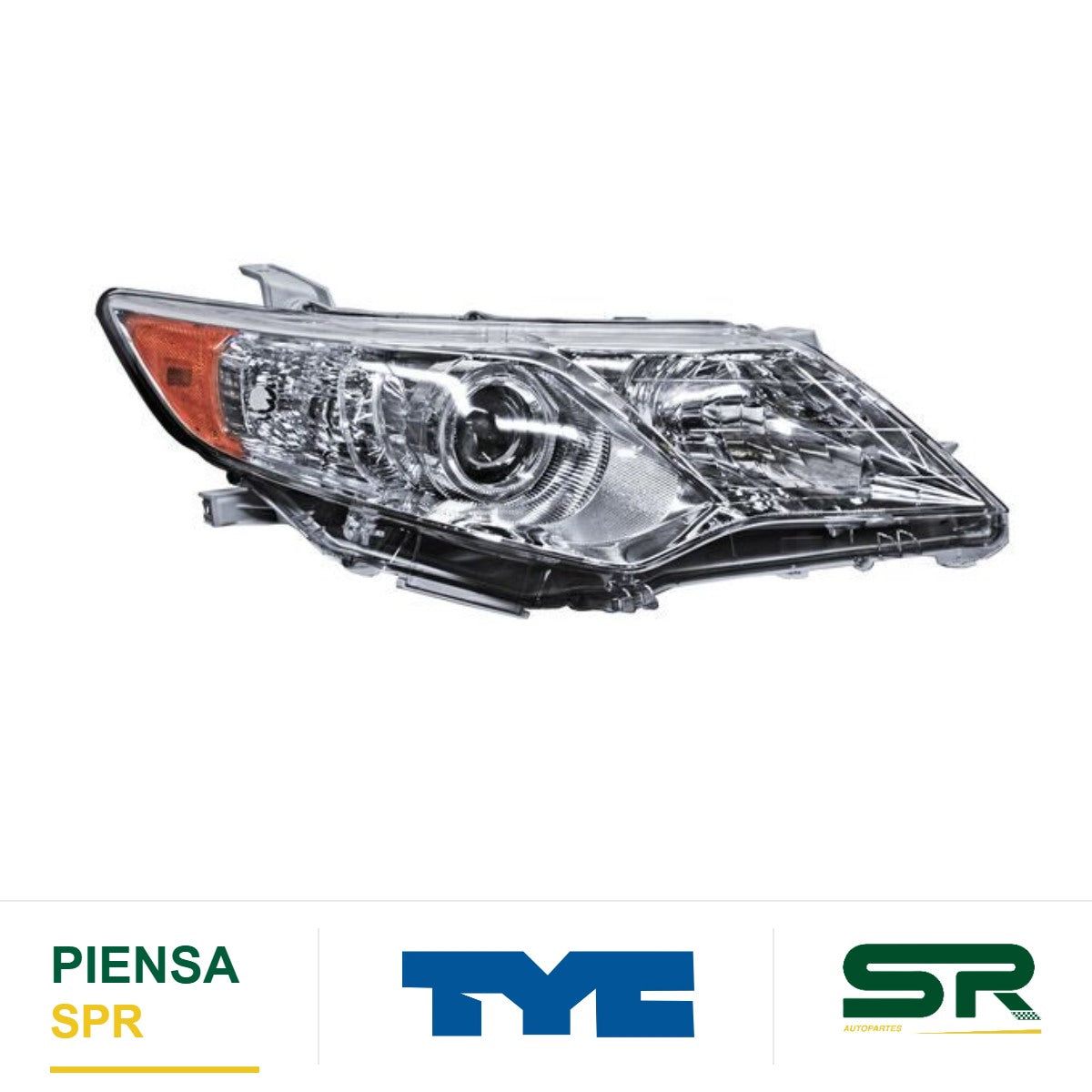 FARO DERECHO FONDO CROMADO TOYOTA CAMRY 2012-2014 TYC