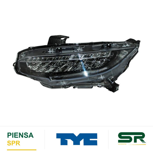 FARO IZQUIERDO LED HONDA CIVIC 2016-2020 4P S G15 TYC