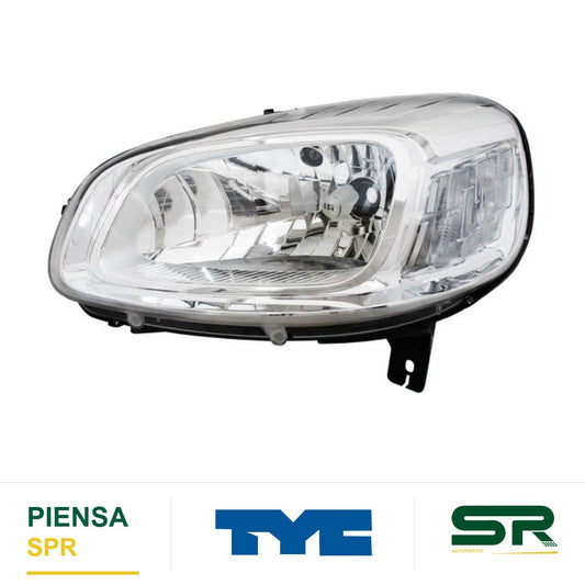 FARO IZQUIERDO FONDO CROMADO FIAT UNO 2015-2020 TYC