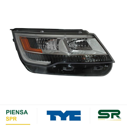 FARO DERECHO FONDO CROMADO LED FORD EXPLORER 2016-2019 S TYC