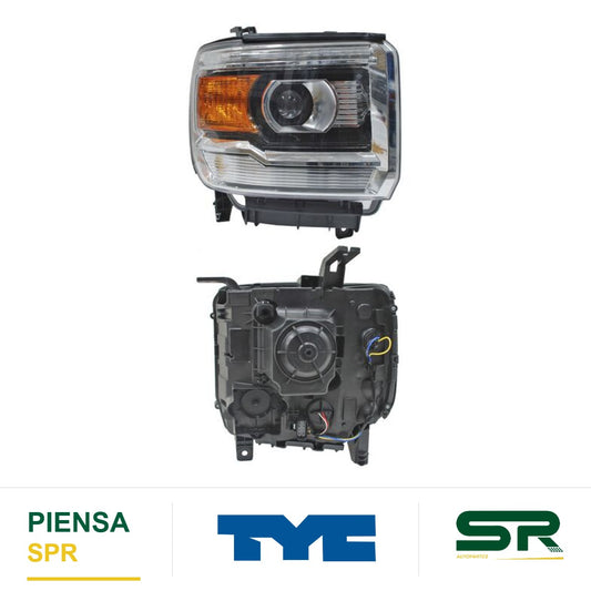 FARO DERECHO ESTÁNDAR GMC SIERRA S/LUZ 2014-2015 TYC