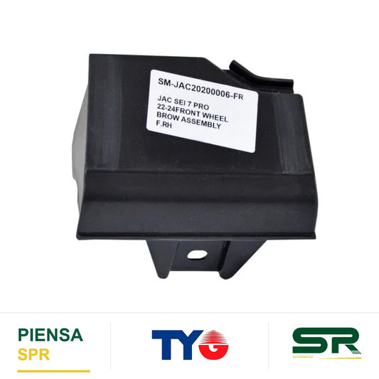 MOLDURA ARCO SALPICADERA INFERIOR DERECHA JAC SEI 7 2022-2024 TYG
