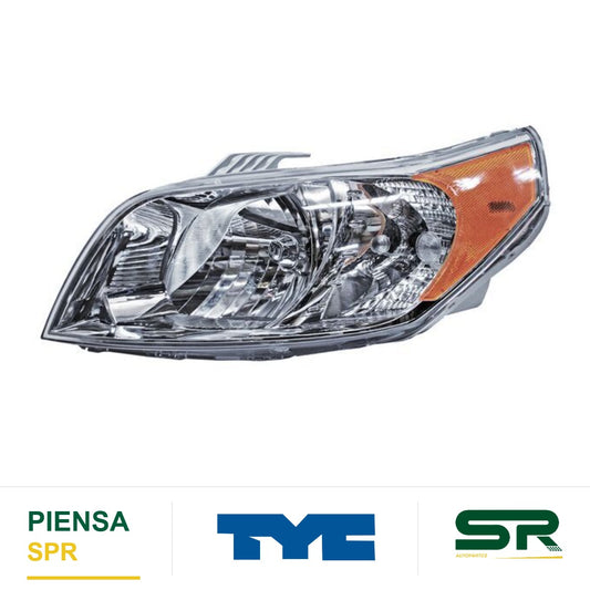 FARO IZQUIERDO FONDO CROMADO AVEO 2012-2017 / PONTIAC G3 2008-2009 5P 28902 TYC
