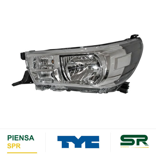 FARO IZQUIERDO CON MOTOR ELÉCTRICO TOYOTA HILUX 2016-2020 TYC1 TYC