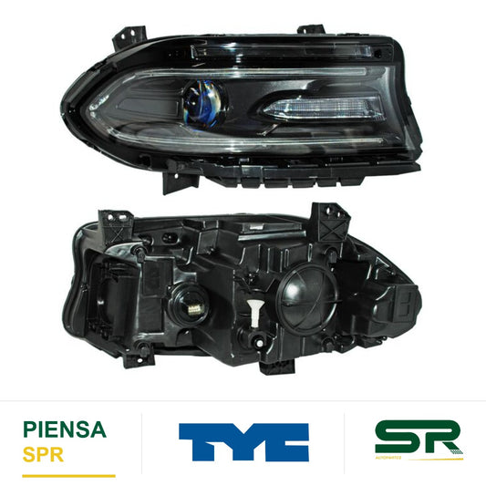 FARO DERECHO LED DODGE CHARGER 2016-2019 BULBO HB3 (9005) C / S G15 TYC