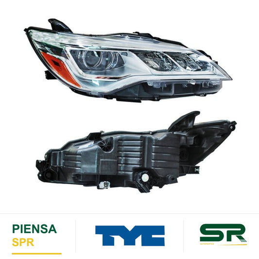 FARO DERECHO FONDO CROMADO LED TOYOTA CAMRY 2015-2017 S TYC