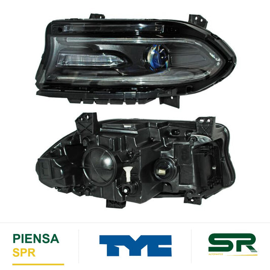 FARO IZQUIERDO LED DODGE CHARGER 2016-2019 BULBO HB3 (9005) C / S G15 TYC