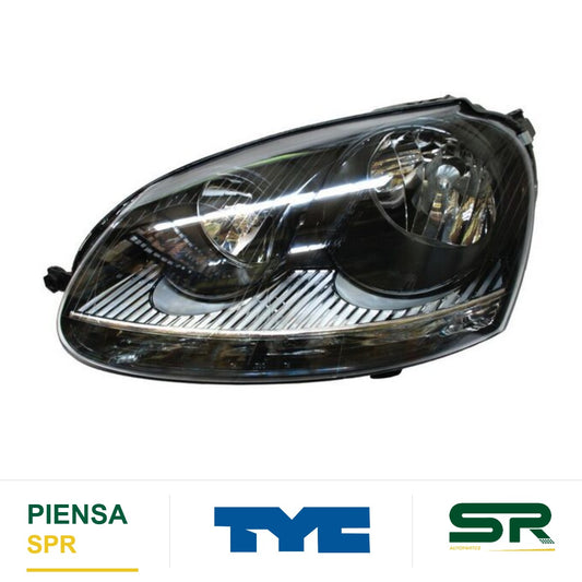 FARO IZQUIERDO FONDO NEGRO VOLKSWAGEN BORA 2006-2010 TYC1 TYC