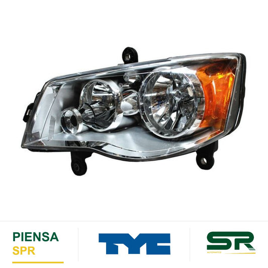 FARO IZQUIERDO FONDO CROMADO DODGE TOWN & COUNTRY 2008-2016 / CARAVAN 2011-2020 TYC