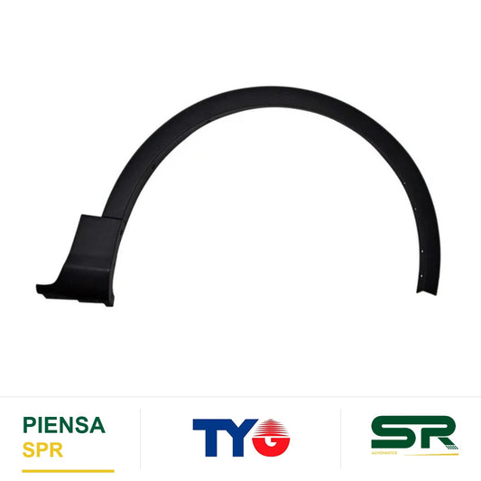 MOLDURA ARCO SALPICADERA DERECHA SIN HOYO PARA SENSOR FORD ESCAPE 2013-2016 TYG