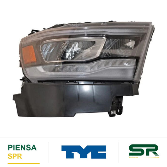 FARO DERECHO FONDO CROMADO LED DODGE PICKUP 2019-2024 S NSF TYC