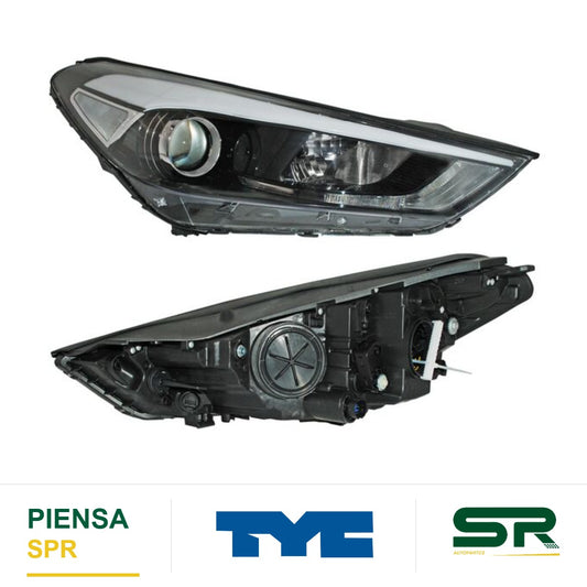 FARO DERECHO 7 PINES CON MOTOR ELÉCTRICO HYUNDAI TUCSON 2016-2018 TYC1 TYC