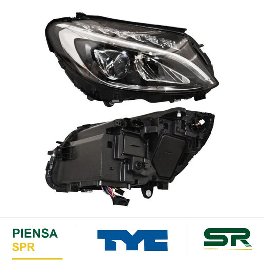 FARO DERECHO CON MOTOR ELÉCTRICO LED AS MERCEDES BENZ CL E C 2015-2018 S TYC