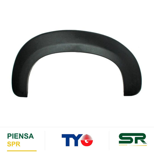 MOLDURA ARCO SALPICADERA DERECHA NEGRA CORRUGADA FIAT UNO WAY 2015-2020 TYG