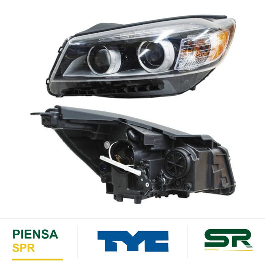 FARO IZQUIERDO CON LUZ DE DÍA LED KIA SORENTO 2016-2018 S G15 CCC3.50.06 TYC