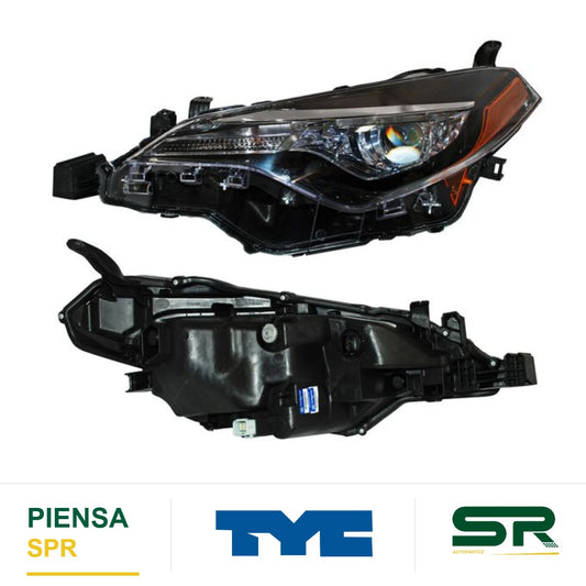 FARO IZQUIERDO LED AS TOYOTA COROLLA 2017-2019 B E / LE S TYC