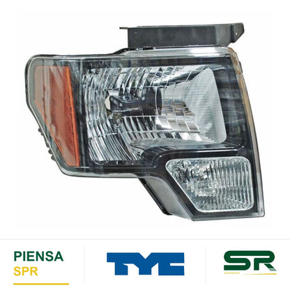 FARO DERECHO FONDO NEGRO FORD PICKUP 2009-2014 LOBO CCC2 TYC
