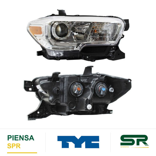 FARO DERECHO FONDO CROMADO TOYOTA TACOMA 2016-2023 TYC