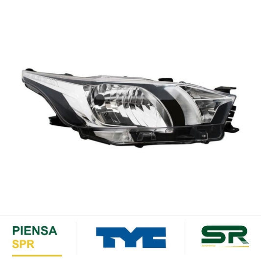 FARO DERECHO TOYOTA YARIS S 17 5P TYC