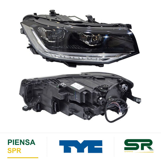 FARO DERECHO CON MOTOR ELÉCTRICO LED TCROSS 2020-2022 S TYC1 TYC