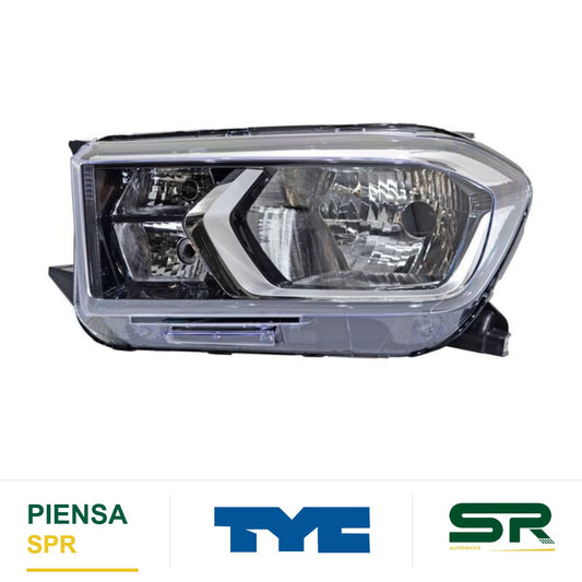 FARO IZQUIERDO CON MOTOR ELÉCTRICO CROMADO CHEVROLET S10 MAX 2022-2026 FILO TYC1 ODC168 TYC