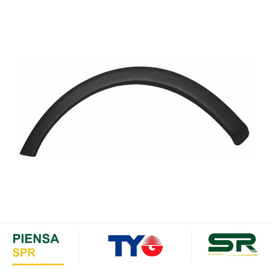 MOLDURA ARCO SALPICADERA DERECHA NEGRA 5 PUERTAS CHEVROLET CORSA 2002-2003 TYG