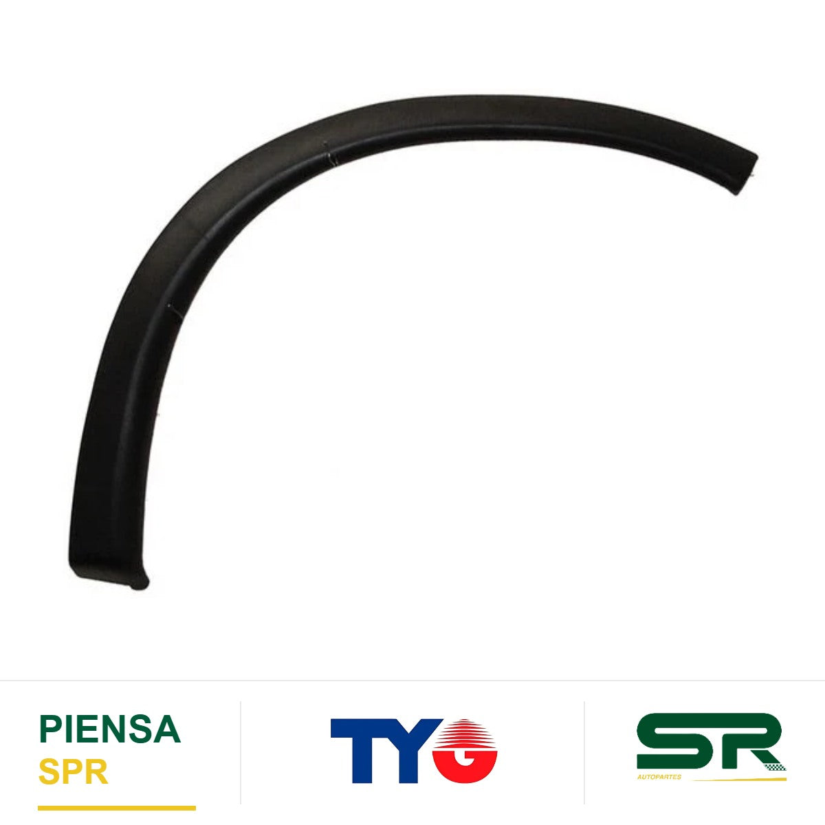 MOLDURA ARCO SALPICADERA DERECHA NEGRA CHEVROLET CHEVY 1994-2003 TYG