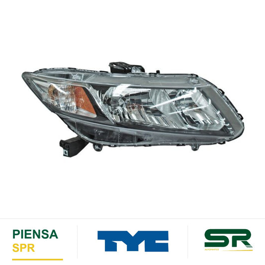 FARO DERECHO HONDA CIVIC 2013-2015 4P / 13 2P TYC