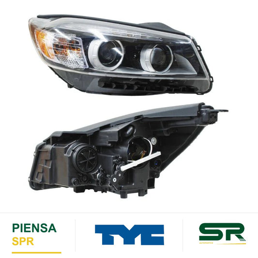 FARO DERECHO CON LUZ DE DÍA LED KIA SORENTO 2016-2018 S G15 CCC3.47.06 TYC