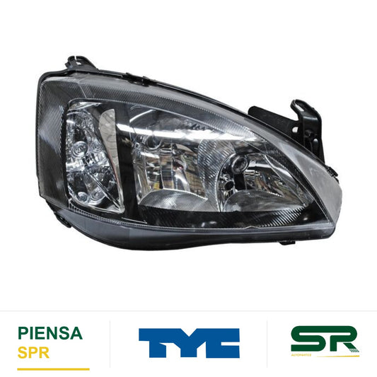 FARO DERECHO 5 PINES FONDO NEGRO CHEVROLET CORSA 2008-2011 / TORNADO 2004-2011 TYC
