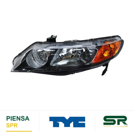 FARO IZQUIERDO HONDA CIVIC 2006-2011 4P NO HIBRIDO 28703 TYC