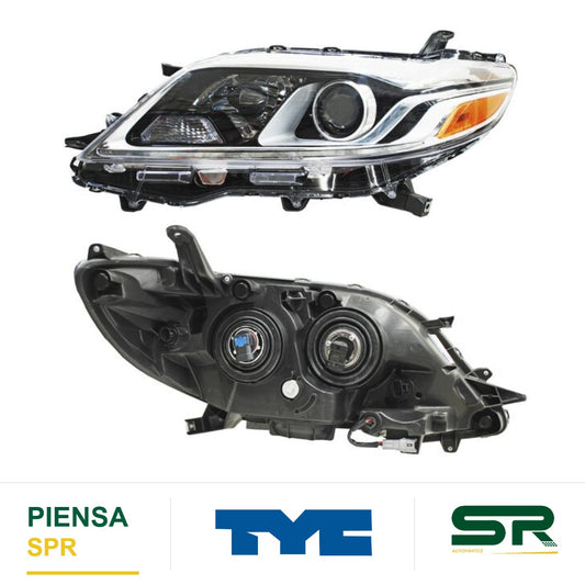 FARO IZQUIERDO FONDO CROMADO TOYOTA SIENNA 2015-2020 TYC