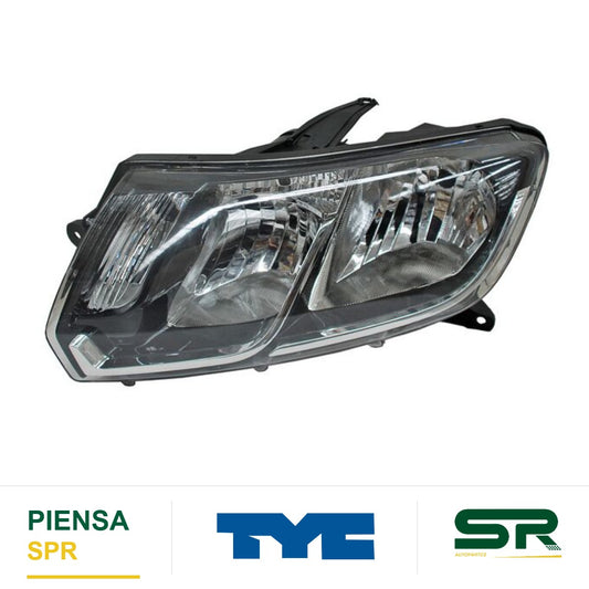 FARO IZQUIERDO CROMADO RENAULT STEPWAY 2015-2019 / SANDERO 2016-2019 / LOGAN 2015-2019 FILO TYC