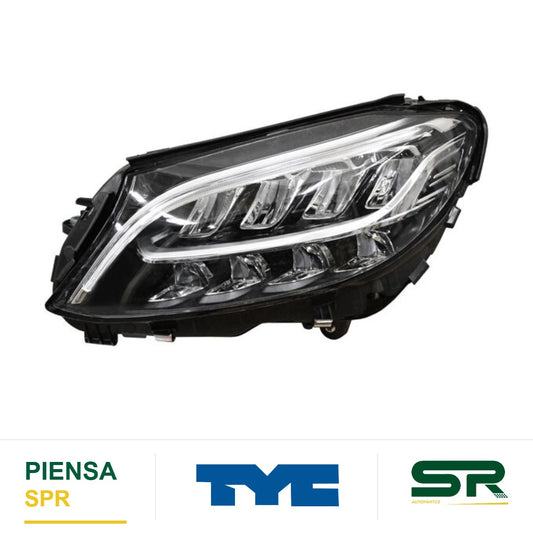 FARO IZQUIERDO CON MOTOR ELÉCTRICO LED AS MERCEDES BENZ CL E C 2019-2021 S TYC