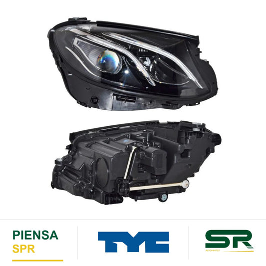 FARO DERECHO CON MOTOR LED AS MERCEDES BENZ CL E E 2017-2020 S TYC1 G15 TYC