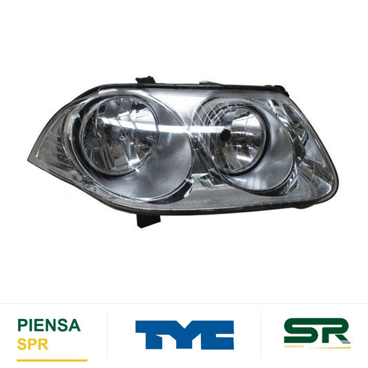 FARO DERECHO FONDO CROMADO AS VOLKSWAGEN JETTA CL ICO 2008-2015 TYCM TYC